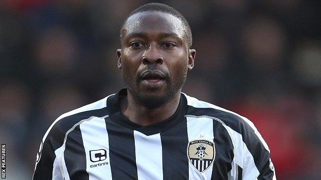 Shola Ameobi: Notts County striker signs new contract - BBC Sport