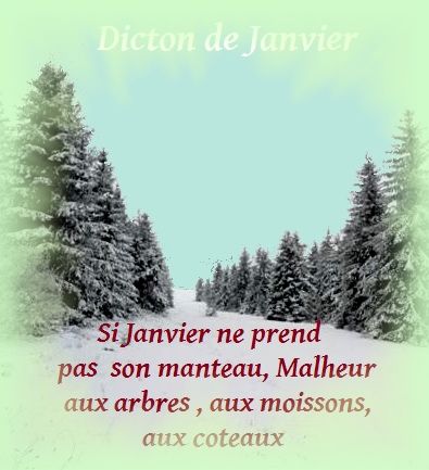 Janvier et ses dictons - Le blog de jm.rober.l.fr.over-blog.fr