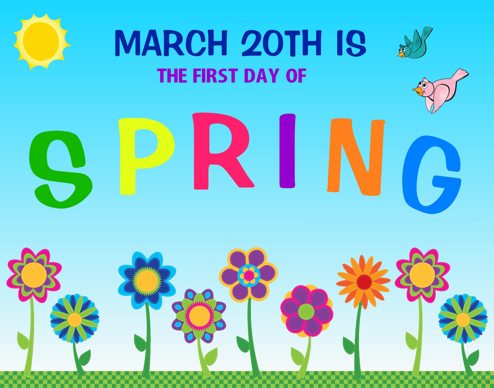 first day of spring clipart butterfly - Clipground