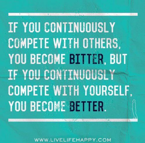 Compete With Yourself Quotes. QuotesGram