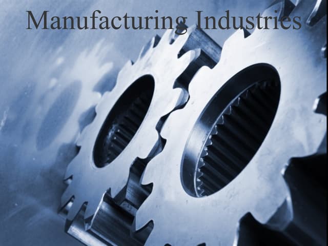 Manufacturing.Ppt