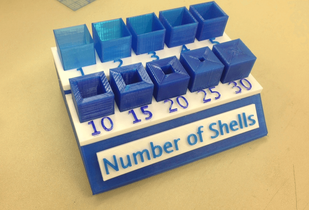 How to set the number of shells in the 3D printing software - FLASHFORGE