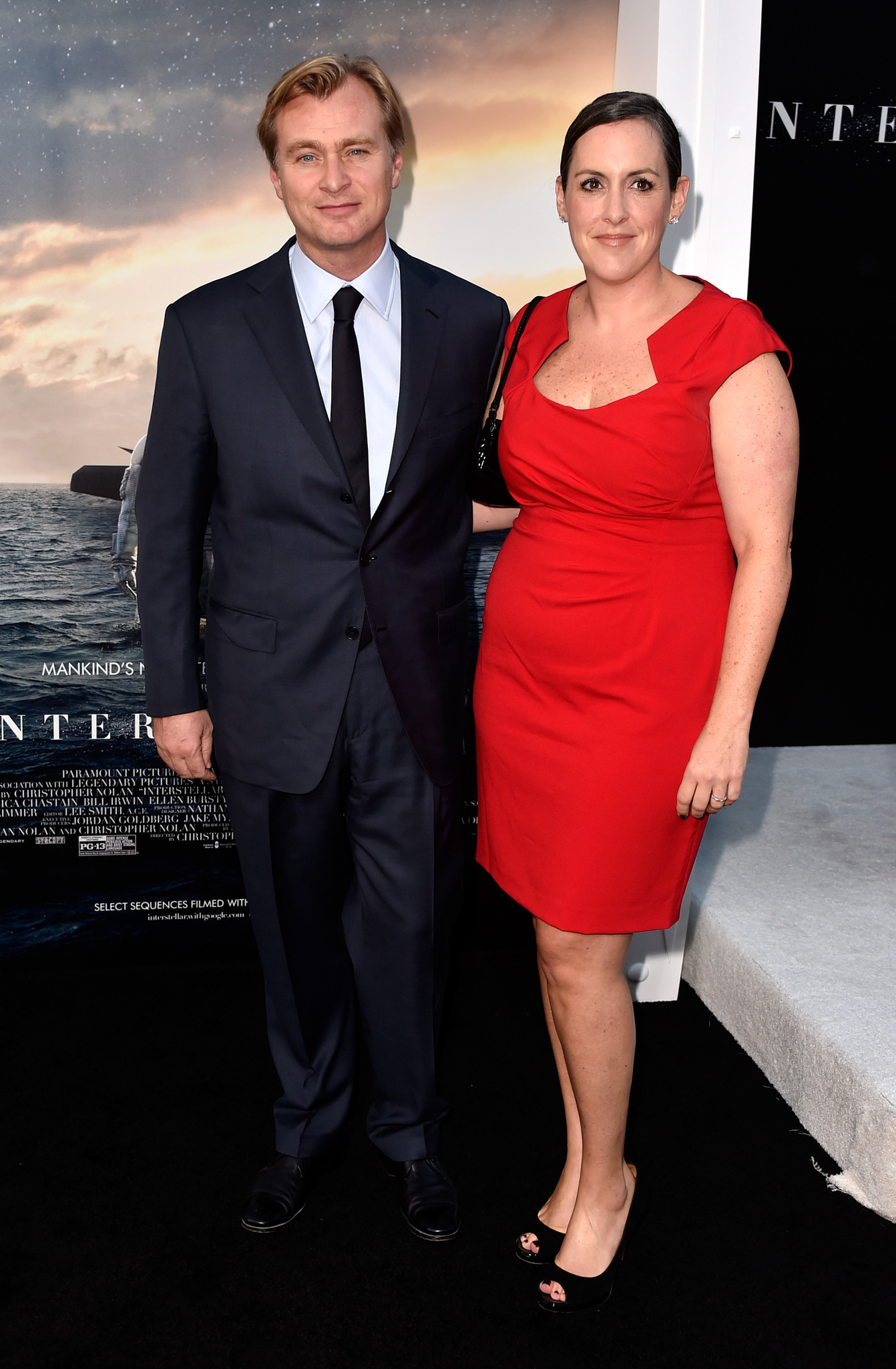 Christopher Nolan et Emma Thomas lors de la promotion de « Interstellar » en 2014 - Getty Image