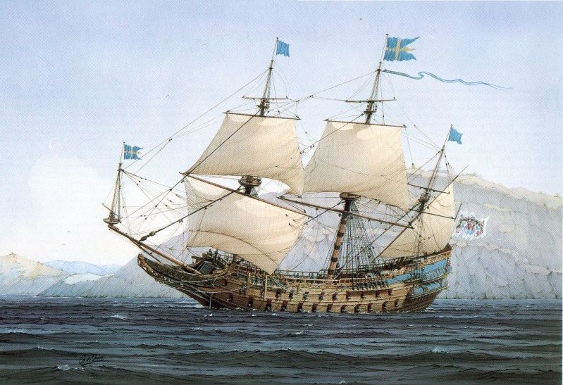 Le navire "Le Vasa"