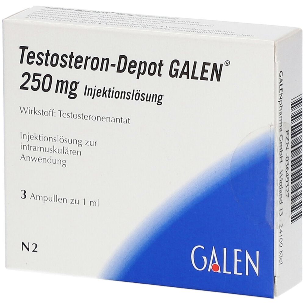 Testosteron depot 250 mg muskelaufbau