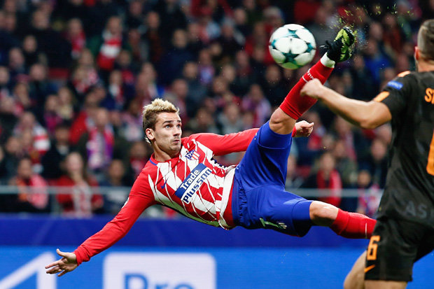 Antoine Griezmann scores stunning overhead kick to end goal drought - McManaman knows why ...