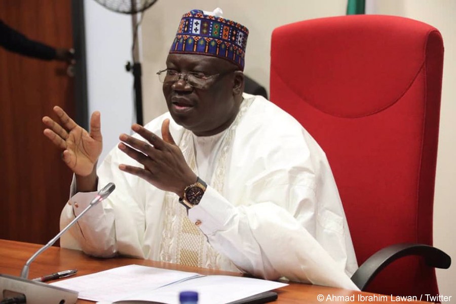 There is nothing as ?Electronic Transmission? in the new Electoral Act - Senate President, Ahmad Lawan (video)