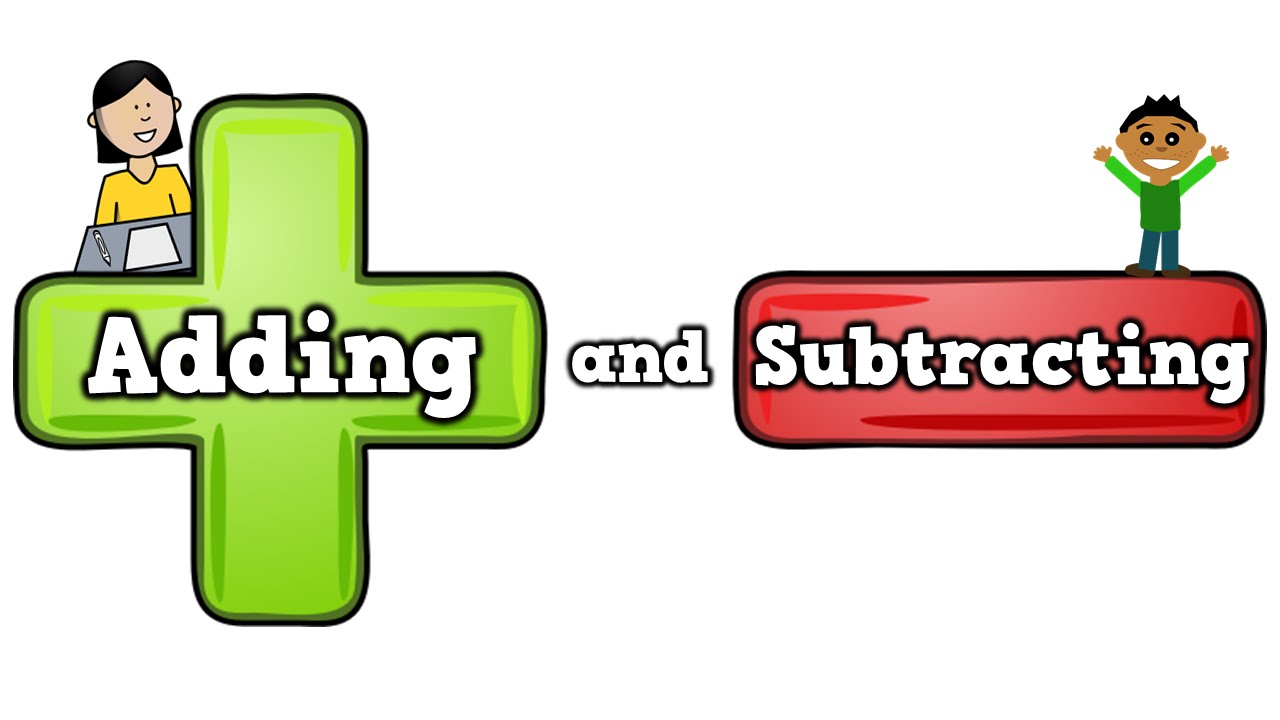 Addition And Subtraction Sign Cartoon - ClipArt Best