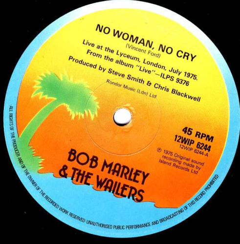 BOB MARLEY-no woman no cry - SHM records
