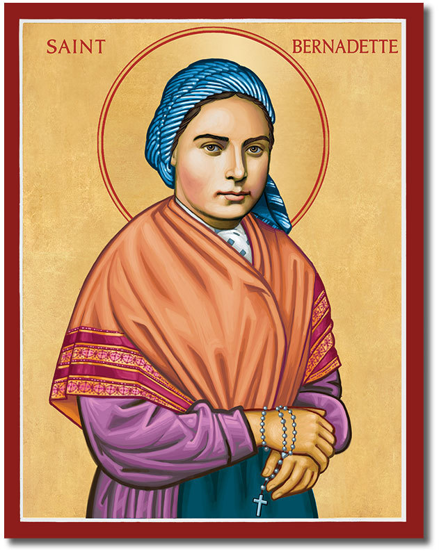 Women Saints: St Bernadette icon | Monastery Icons