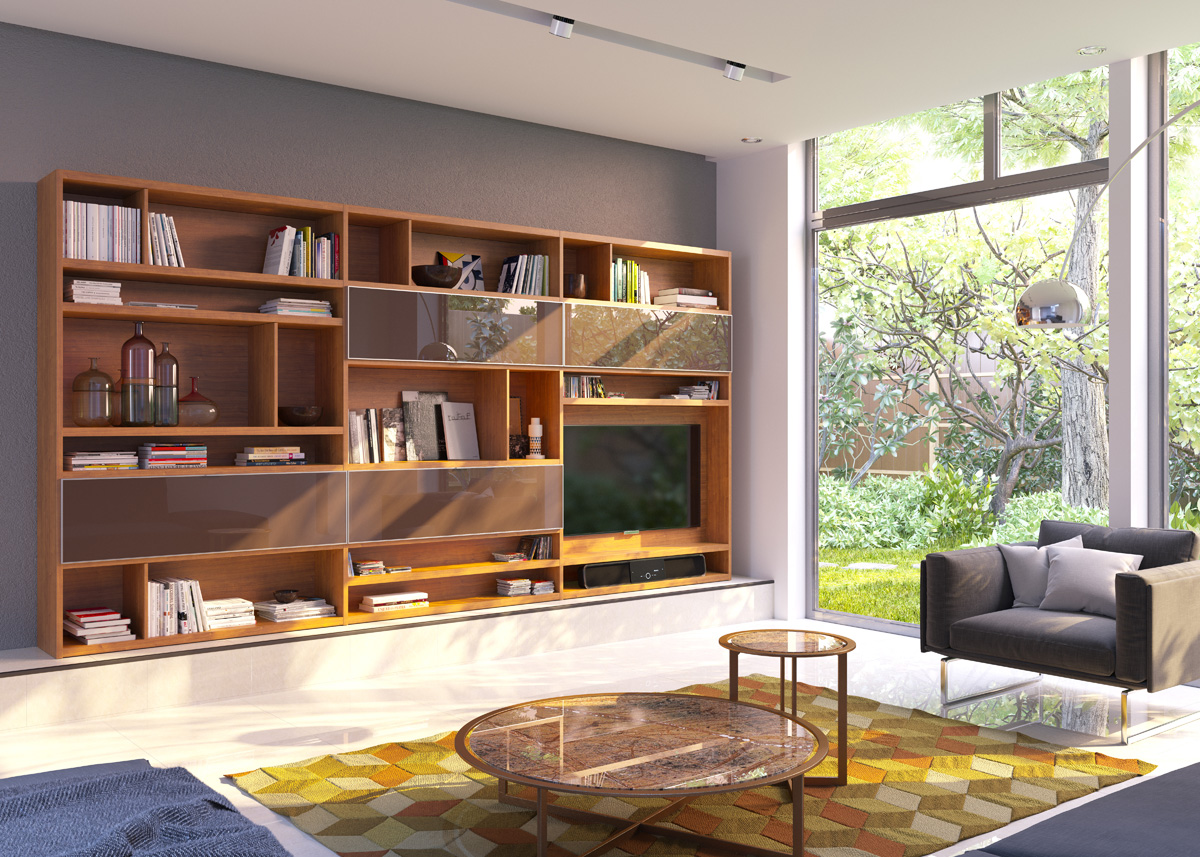 Мебель в гостиную под телевизор от Mr. Doors: создание стиля и оптимальное использование пространства