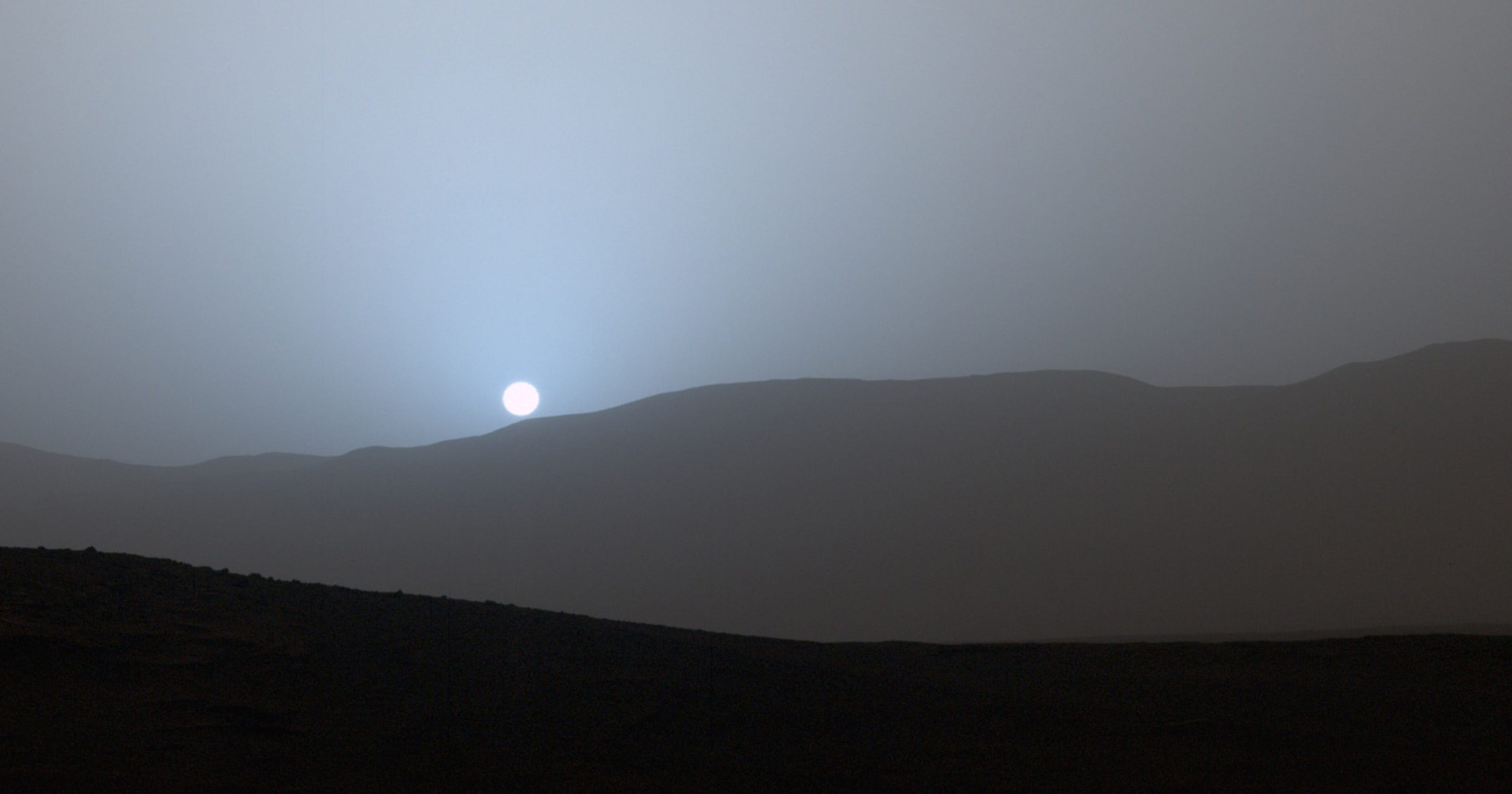 Mars sunset photo: We are first humans to see a Mars sunset but ...