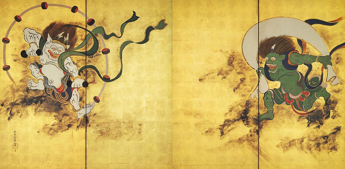 京都展出「西阵织」版《风神雷神图》 - 每日环球展览 - iMuseum