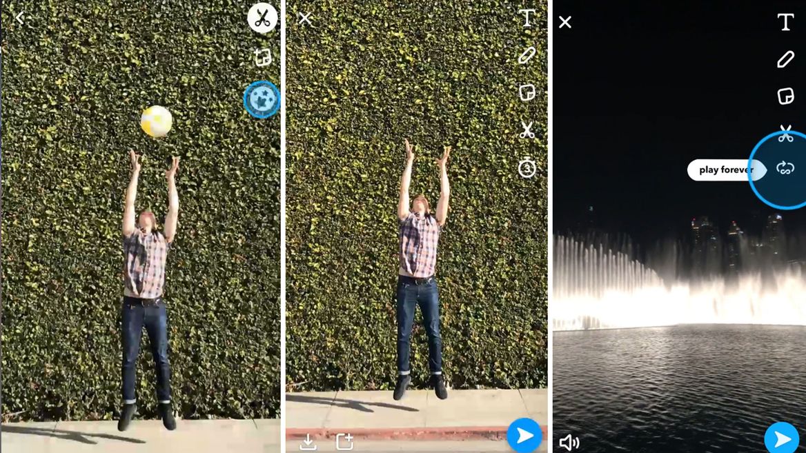 Snapchat takes on Instagram's Boomerang with 'looping videos' and ...