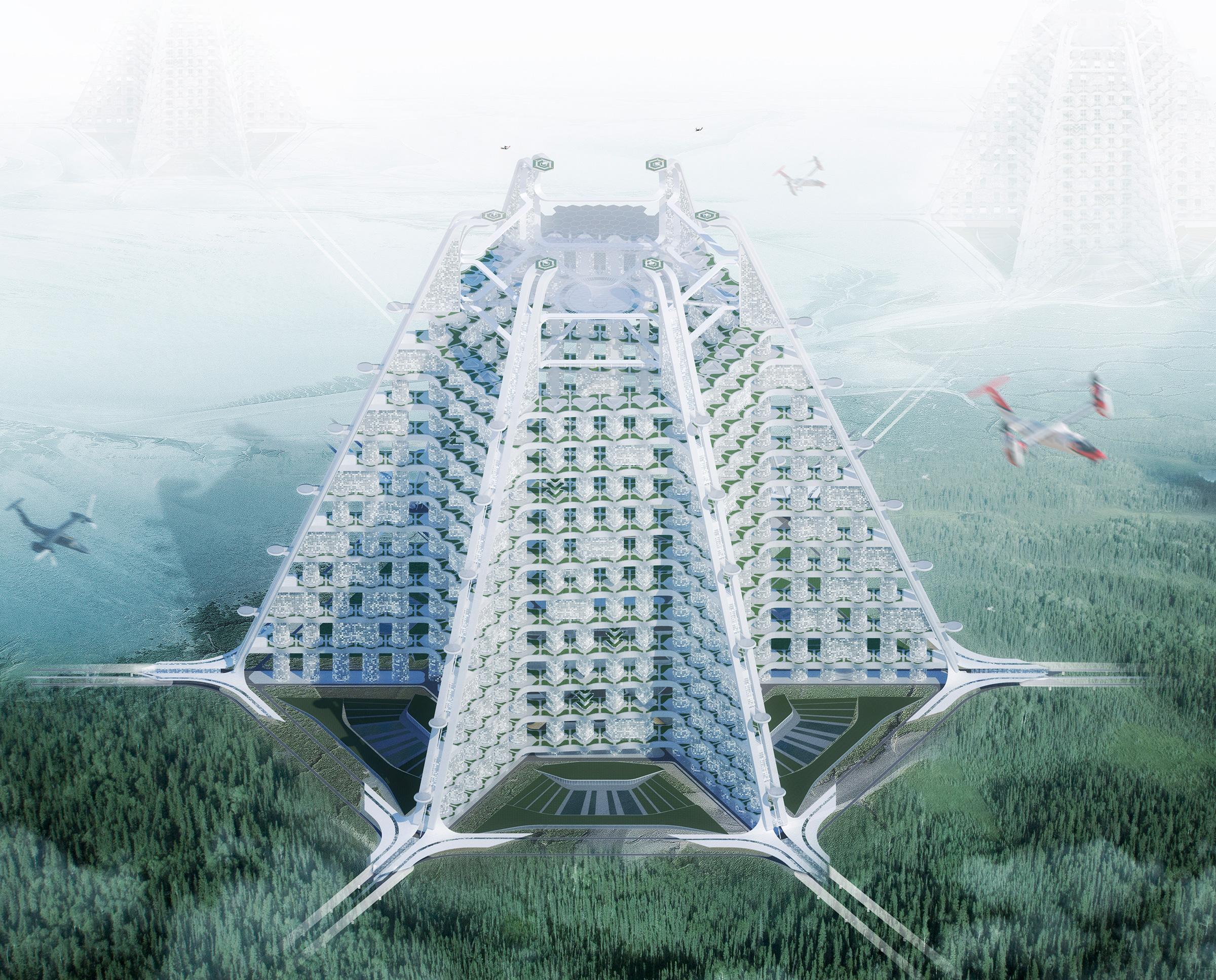 Project 1111: Sustainable Vertical City- eVolo | Architecture Magazine