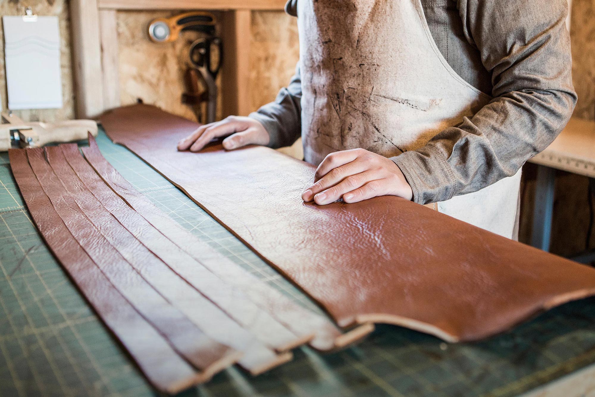 Leather production
