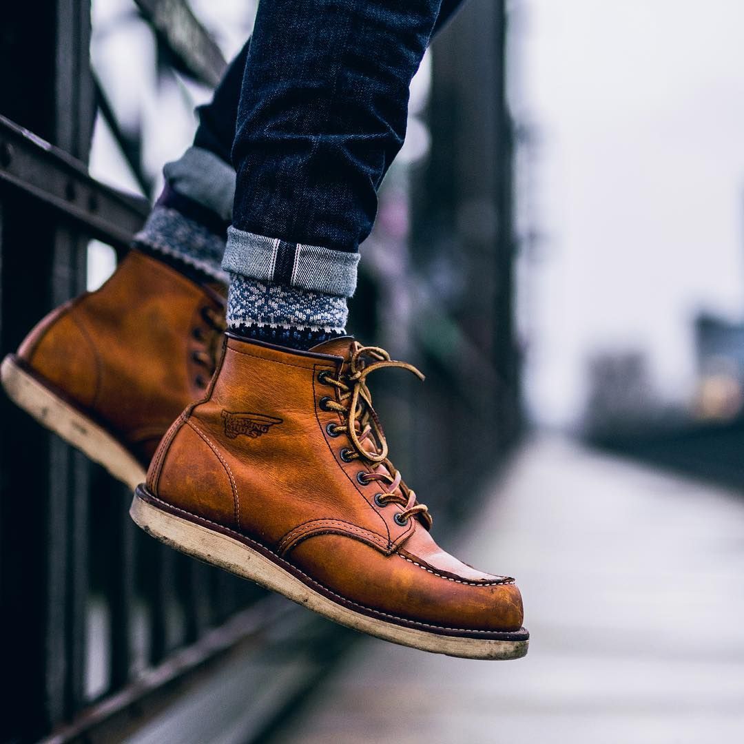 red wing 875 brown