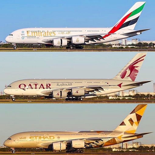 economy class, Etihad vs Qatar, Qatar Airways, Emirates vs Etihad