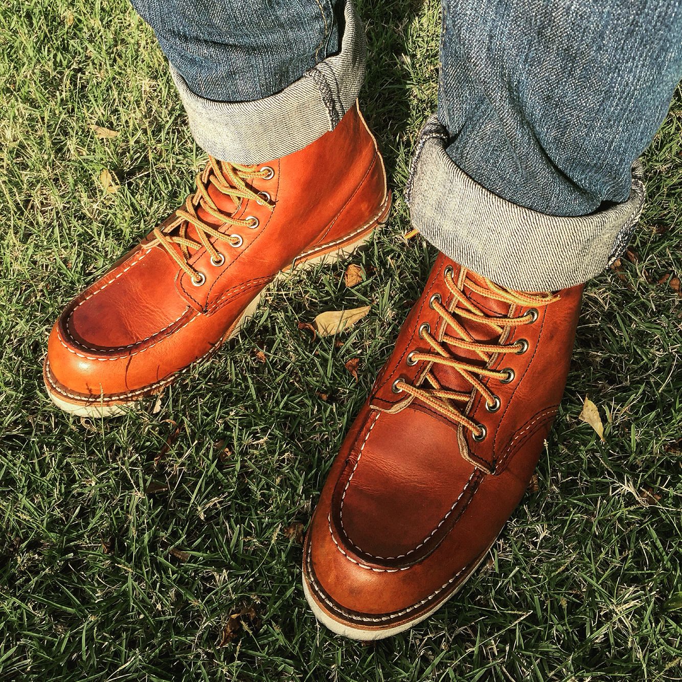 red wing 875 brown
