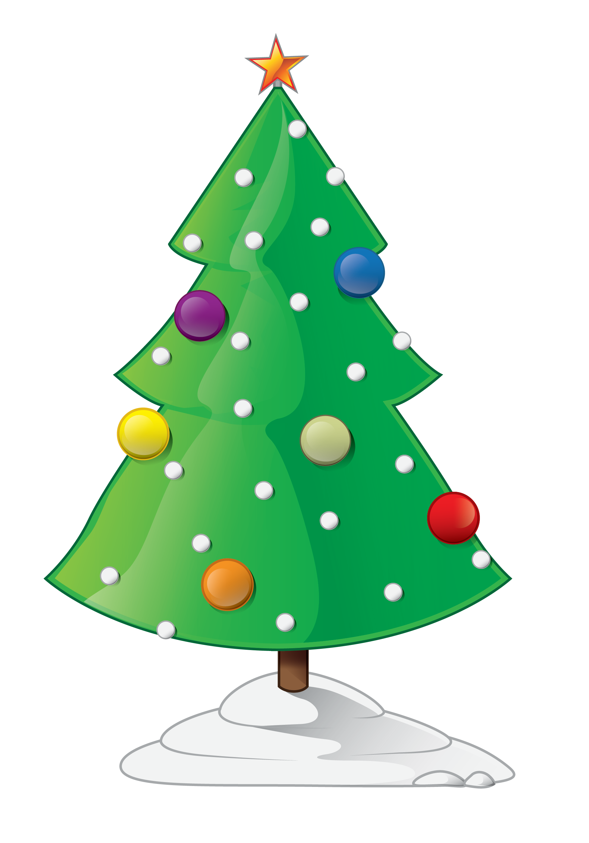 Pictures Of Cartoon Christmas Trees - Cliparts.co