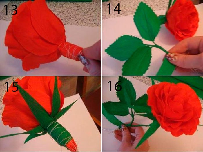 Как сделать розу из бумаги своими руками: пошаговая инструкция