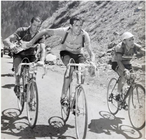 Tour 1952. Coppi, Bartali e la borraccia. C'era anche Stan Ockers ...