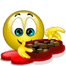 Emoticone Manger 2 ¯\(°_°)--^ SmilChat : Emoticone animé, 3D, Mini, Gros