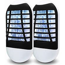 2 Pack Bug Zapper Indoor, Electronic Fly Zapper Lamp For Home, Eliminates Flies Flying Pests Effective Operation