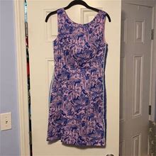 Lilly Pulitzer Dresses | Lilly Pulitzer Mila Stretch Shift Dress | Color: Blue/Purple | Size: 2