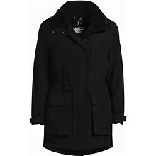 Women's Tall Squall Waterproof Insulated Winter Parka - Lands' End - Black - S