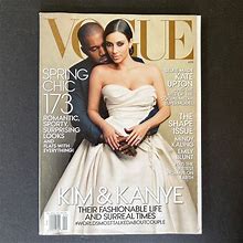 Vogue Magazine (April, 2014) Kanye West & Kim Kardashian Cover