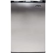 3.0 Cu. Ft. Manual Defrost Upright Freezer In Stainless Steel