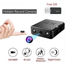 Mini Camera,Mini Nanny Camera Video Recorder Camcorder HD With Night Vision,Motion Detection For Home Office Security Indoor Outdoor Car Dash Surveill
