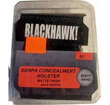 Blackhawk Serpa CQC Holster 401501BK-R Glock 26/27/33