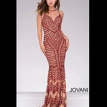 Jovani Dresses | Jovani Evening Pageant Gown. Like New, Worn Once. | Color: Red | Size: 0