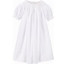 Petit Ami Baby Girls Newborn-9 Months Smocked Christening Gown, , White3 Months
