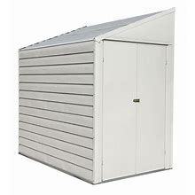 Arrow Shed YS47-A Compact Galvanized Steel Storage Shed With Pent Roof, 4' X 7'