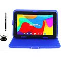 Linsay 7" 2GB RAM 32GB Android 10 Tablet W Case, Holder And Pen , Blue