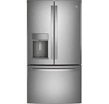 Profile 27.8 Cu. Ft. French Door Refrigerator With Hands-Free Autofill In Fingerprint Resistant Stainless Steel