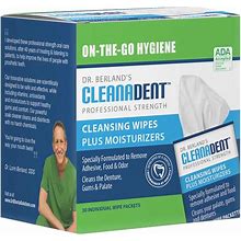 Dr. Berland's Cleanadent Cleansing Wipes (30Ct)