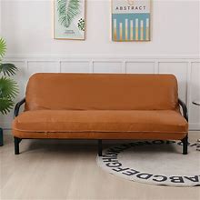 Octorose Customize Size Faux Leather Futon Cover Sofa Bed Cushion