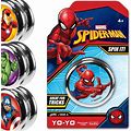 JA-RU Marvel Toys Yoyo Toy (1 Unit Assorted Style) Superheroes Spiderman, Hulk, Captain America & Ironman Kids Yoyo Beginner String Trick Yo-Yo Game