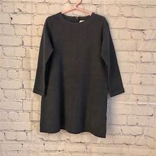 Zara Knit Sweater Dress | Color: Gray | Size: 5G