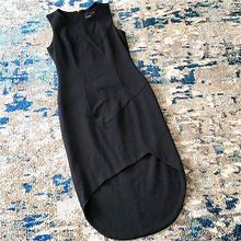 Asos Petite Dresses | Asos High-Low Black Dress 1 | Color: Black | Size: 0
