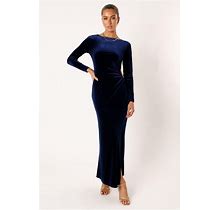 Women's Sarine Long Sleeve Maxi Dress - Navy