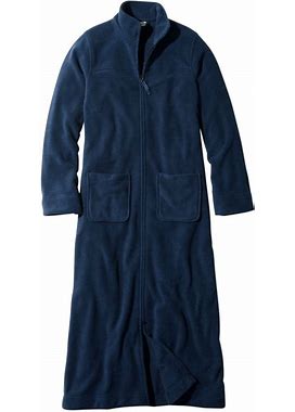 Women's Winter Fleece Robe, Zip-Front Bright Navy Extra Large | L.L.Bean