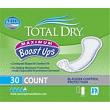 Totaldry Incontinence Booster Pad 13.8' Length Heavy Absorbency -120/Case