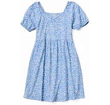 Thereabouts Little & Big Girls Short Sleeve Puffed Sleeve Skater Dress | Blue | Regular X-Small (6-6X) | Dresses Skater Dresses | Spring Fashion | Eas