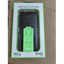 Liquipel Powertek Compact Portable Charger - Battery Bank 20,000 Mah - Micro USB