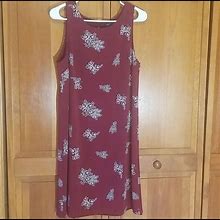 Ann Taylor Factory Dresses | Nwot - Ann Taylor Petite Burgundy Dress | Color: Black/Red | Size: 12P